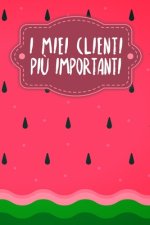 I miei clienti pi? importanti: Quaderno da completare per la registrazione delle conversazioni con i (nuovi) clienti - Design: Anguria
