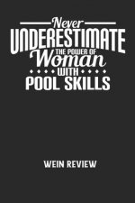 NEVER UNDERESTIMATE THE POWER OF WOMAN WITH POOL SKILLS - Wein Review: Bewerte deine Lieblingsflasche und vergesse niemehr den Namen oder den Jahrgang