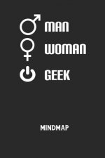 MAN WOMAN GEEK - Mindmap: Arbeitsbuch, um kreative Aufgaben oder Problemstellungen zu lösen.
