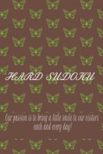Hard Sudoku: Have fun with this famous HARD SUDOKU, you deserve it.