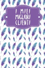 I miei migliori clienti: Quaderno da completare per la registrazione delle conversazioni con i (nuovi) clienti - Design: Piume