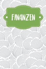 Finanzen: Haushaltsbuch zum Ausfüllen mit praktischer monatlicher Bilanz - Motiv: Abstrakte Muscheln