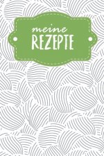 Meine Rezepte: Kochbuch zum Ausfüllen - Motiv: Abstrakte Muscheln