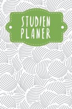 Studienplaner: Semesterplaner für Studenten und Schüler mit Stundenplan für 4 Semester - Motiv: Abstrakte Muscheln