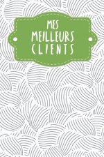 Mes meilleurs clients: Carnet ? compléter pour l'enregistrement des conversations avec les (nouveaux) clients - Motif: Les moules abstraites
