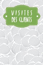 Visites des clients: Carnet ? compléter pour l'enregistrement des conversations avec les (nouveaux) clients - Motif: Les moules abstraites