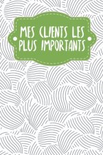 Mes clients les plus importants: Carnet ? compléter pour l'enregistrement des conversations avec les (nouveaux) clients - Motif: Les moules abstraites