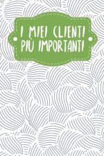 I miei clienti pi? importanti: Quaderno da completare per la registrazione delle conversazioni con i (nuovi) clienti - Design: Cozze astratte
