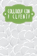 Colloqui con i clienti: Quaderno da completare per la registrazione delle conversazioni con i (nuovi) clienti - Design: Cozze astratte