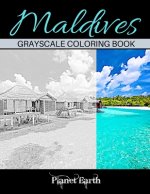 Maldives Grayscale Coloring Book: Adults Coloring Book with Beautiful Images of the Beach in Maldives.