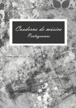 Cuadeno de musica: Libreta de pentagramas para escribir y aprender notas musicales, 120 paginas, 8 pentagramas por pagina, citas motivado