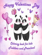 Valentine's Day Coloring Book for Kids: valentines coloring book for Preschool, big valentine's day coloring book, Cute Coloring Book for Little Girls