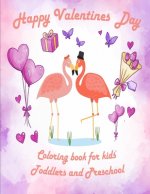 Valentine's Day Coloring Book for Kids: valentines coloring book for Preschool, big valentine's day coloring book, Cute Coloring Book for Little Girls