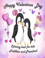Valentine's Day Coloring Book for Kids: valentines coloring book for Preschool, big valentine's day coloring book, Cute Coloring Book for Little Girls