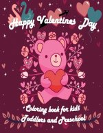 Valentine's Day Coloring Book for Kids: valentines coloring book for Preschool, big valentine's day coloring book, Cute Coloring Book for Little Girls