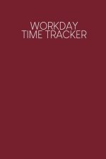 Workday Time Tracker: Weekly timesheets to complete for 2 years - Design: Red