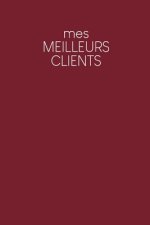 Mes meilleurs clients: Carnet ? compléter pour l'enregistrement des conversations avec les (nouveaux) clients - Motif: Rouge
