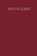 Visite ai clienti: Quaderno da completare per la registrazione delle conversazioni con i (nuovi) clienti - Design: Rosso