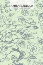 Haushaltsbuch: Rosen Motiv mit Übersicht von Einnahmen I Ausgaben I Fälligkeiten I Wochenplaner I Variable und Fixe Kosten I 120 Seit