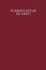 Planificateur de parti: Carnet ? pois pour planifier vos f?tes et événements - Design: Rouge