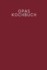 Opas Kochbuch: Rezeptbuch zum Ausfüllen - Motiv: Rot