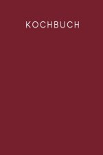 Kochbuch: Rezeptbuch zum Ausfüllen - Motiv: Rot