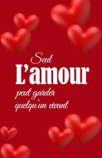 Seul l'amour peut garder quelqu'un vivant: Mini carnet ligné de saint Valentin - Carnet pour couples - Belle idée de cadeau