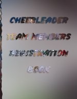 cheerleader team members registration book: Registration book for CHEERLEADING names, addresses and contact details 8,5 