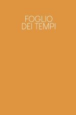 Foglio dei tempi: Fogli orari settimanali da completare per 2 anni - Motivo: Giallo