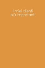 I miei clienti pi? importanti: Quaderno da completare per la registrazione delle conversazioni con i (nuovi) clienti - Design: Giallo