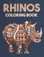 Rhinos Coloring Book: Beautiful Rhinos Designs for Stress Relief and Relaxation