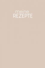 Meine Rezepte: Kochbuch zum Ausfüllen - Motiv: Nude