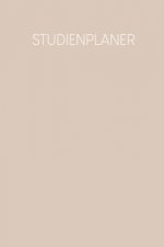 Studienplaner: Semesterplaner für Studenten und Schüler mit Stundenplan für 4 Semester - Motiv: Nude