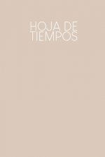 Hoja de tiempos
