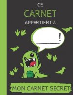 Ce carnet appartient ? ___ !: Mon carnet secret de gribouillages, croquis, dessins et collage - Carnet de croquis pour enfants - Carnet ? compléter