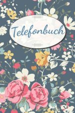 Telefonbuch: Ihr Kontaktbuch, Adressbuch zur einfachen Adressverwaltung - Handliches Format für die Handtasche - Einfaches Kontaktv