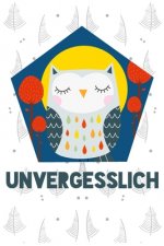 Unvergesslich: Diskretes Passwort Buch mit Register zum Verwalten und Organisieren von Internet Zugangsdaten - Mit süßer Eulen Illust