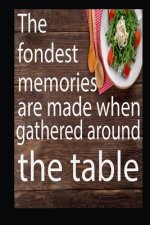The fondest memories are made when gathered around the table: The fondest memories are made when gathered around the table