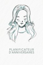 Planificateur d'anniversaires: Carnet ? pois pour la planification d'un anniversaire - Design: Portrait