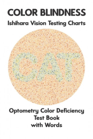 Color Blindness Ishihara Vision Testing Charts Optometry Color Deficiency Test Book With Words