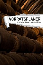 Vorratsplaner: Notfallvorsorge Lebensmittel Lagerhaltung bei Stromausfall und Krise Motiv Weinfass