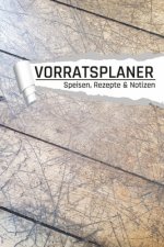 Vorratsplaner: Lebensmittel lagern und Vorräte planen I Kontakte I Rezepte I Motiv Holzboden