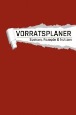 Vorratsplaner: Notfallvorsorge Lebensmittel Lagerhaltung bei Stromausfall und Krise I rot