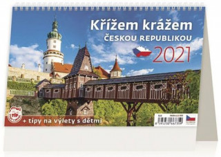 Křížem krážem Českou republikou - stolní kalendář 2021
