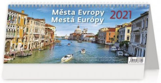 Města Evropy/Mestá Európy - stolní kalendář 2021