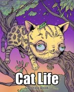 Cat Life Coloring Book