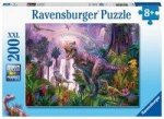 Ravensburger Kinderpuzzle - 12892 Dinosaurierland - Dino-Puzzle für Kinder ab 8 Jahren, mit 200 Teilen im XXL-Format