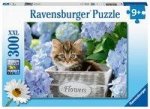 Ravensburger Kinderpuzzle - 12894 Kleine Katze - Tier-Puzzle für Kinder ab 9 Jahren, mit 300 Teilen im XXL-Format