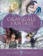 Grayscale Fantasy Coloring Collection
