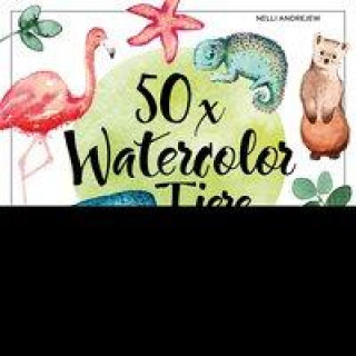 50 x Watercolor Tiere